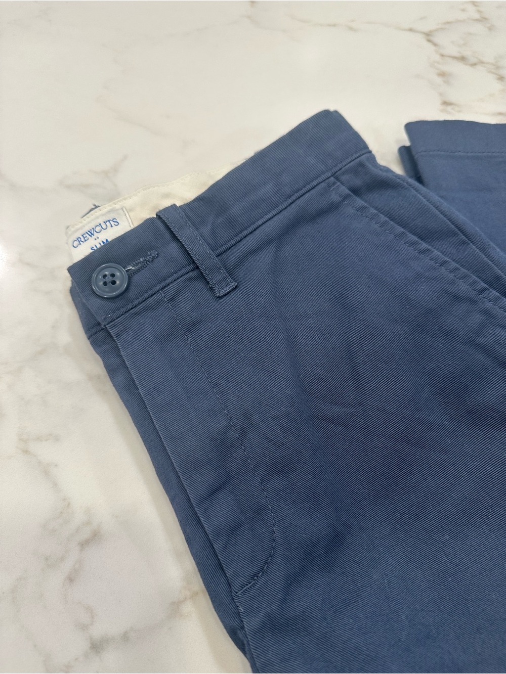 Crewcuts Navy Blue Chino Pants - Slim Fit